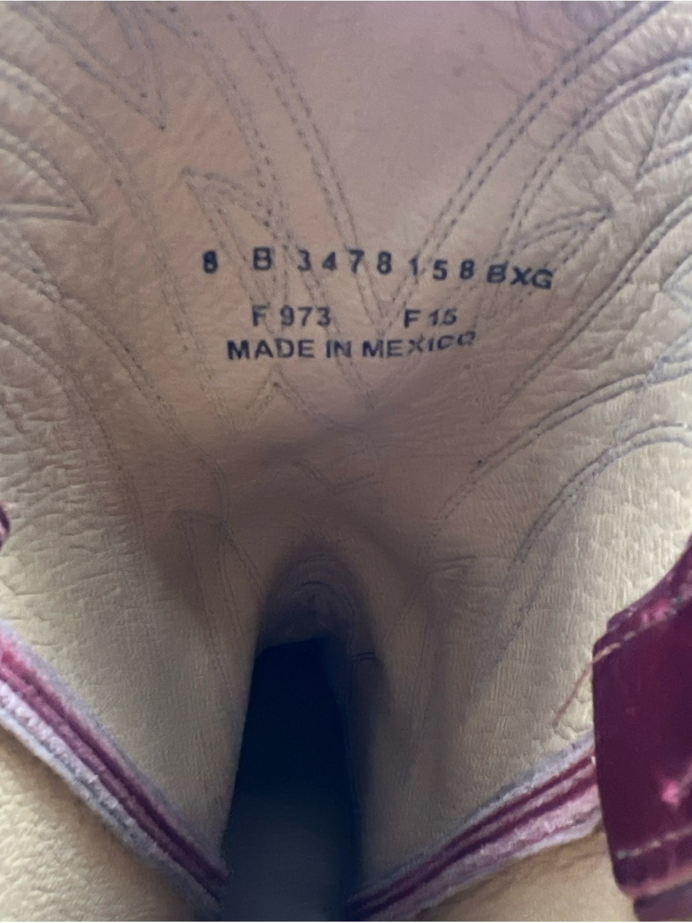 FRYE in Box FRYE Women's Billy Harness Western Boots Burgundy Multi Size 8M - Picture 9 of 14